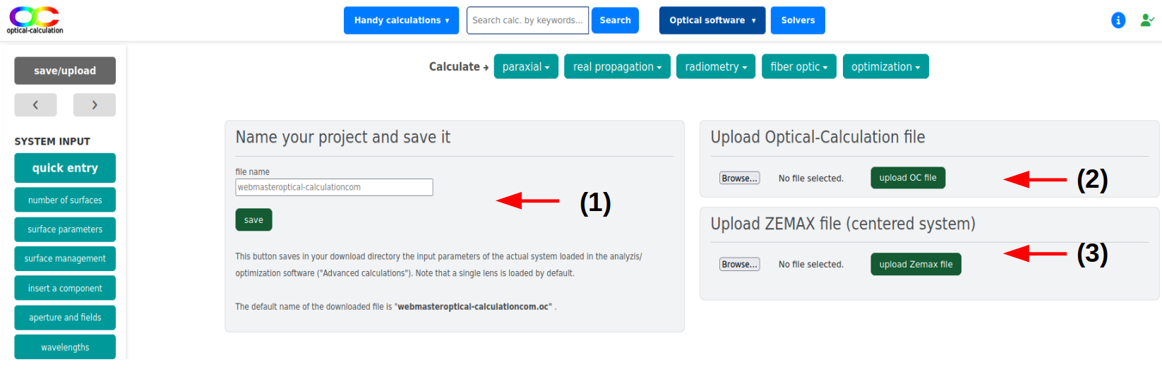 save/restore page