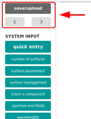 save / restore menu